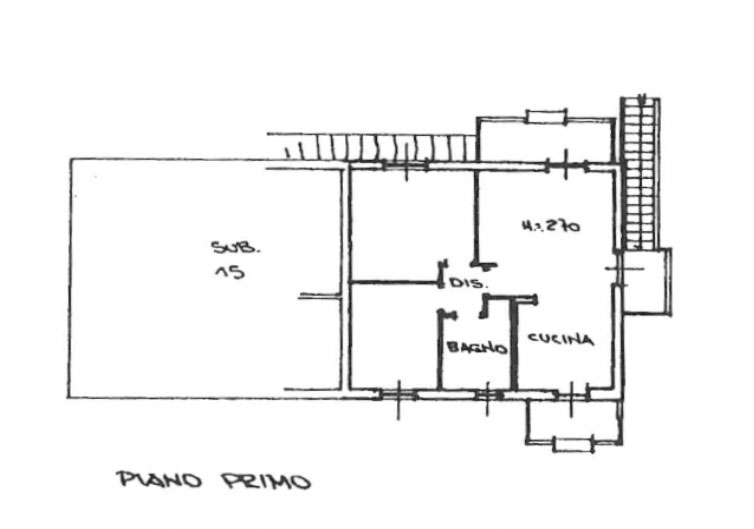 Bonate Sopra – Trilocale in villa